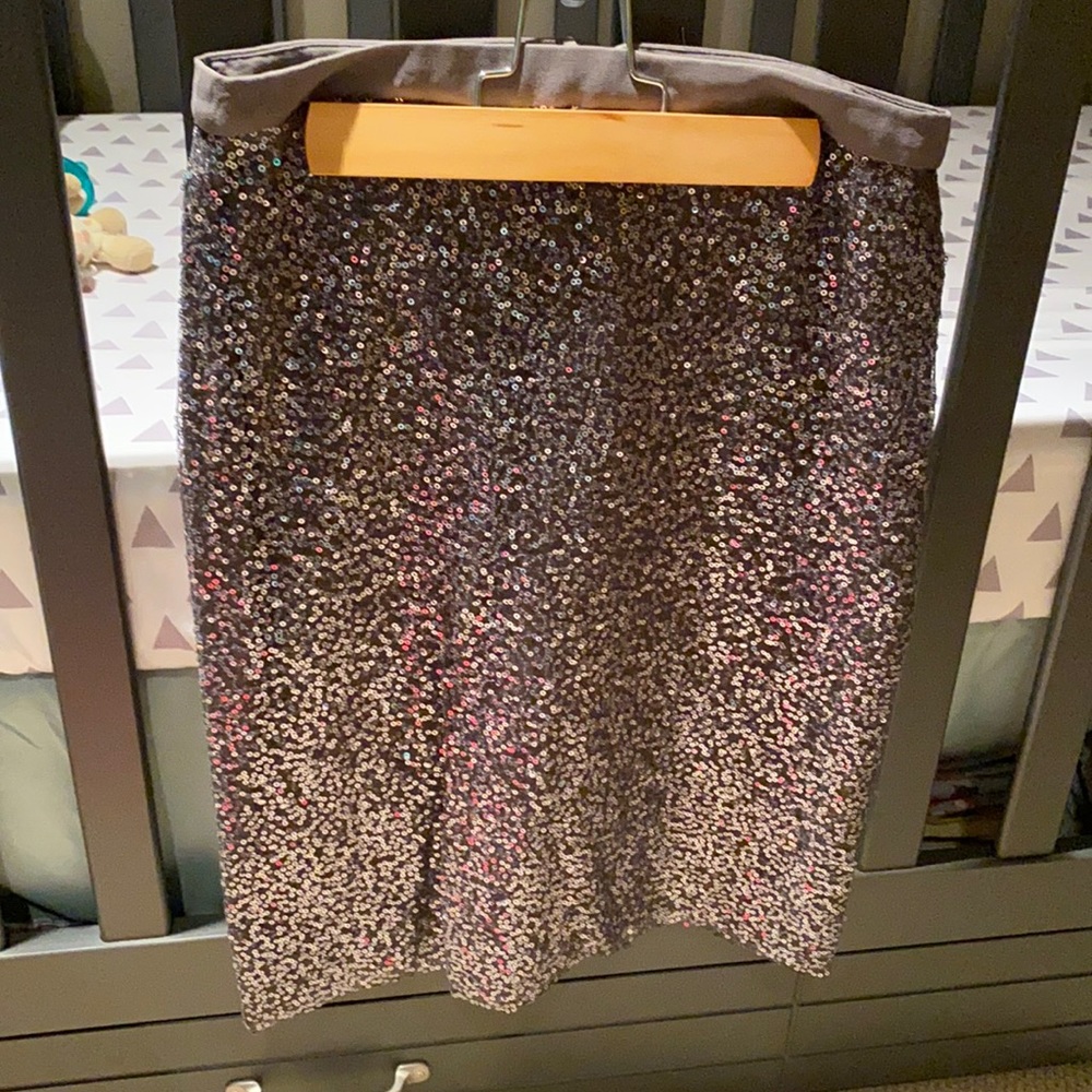 J crew sequin pencil skirt